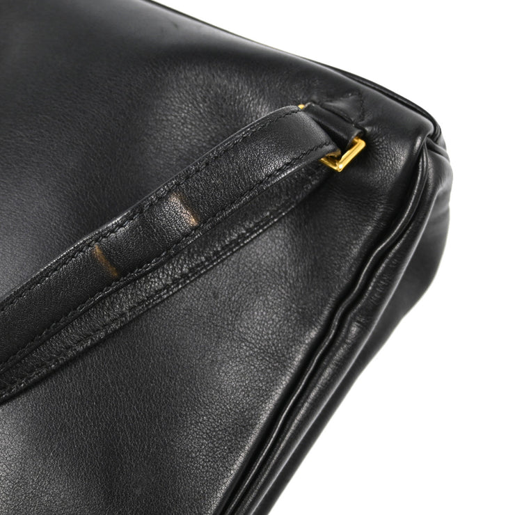 Hermes 1999 Black Gulliver Kelly A Dos PM Backpack