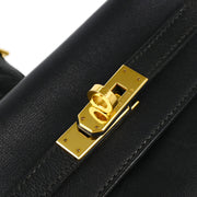 Hermes 1999 Black Gulliver Kelly A Dos PM Backpack