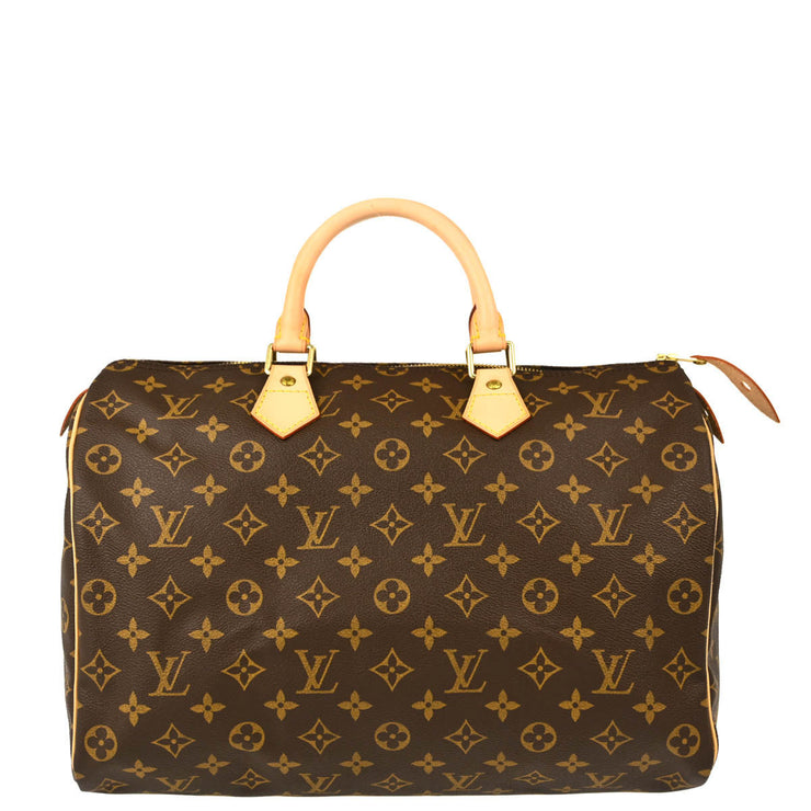 Louis Vuitton 1997 Monogram Speedy 35 Handbag M41524