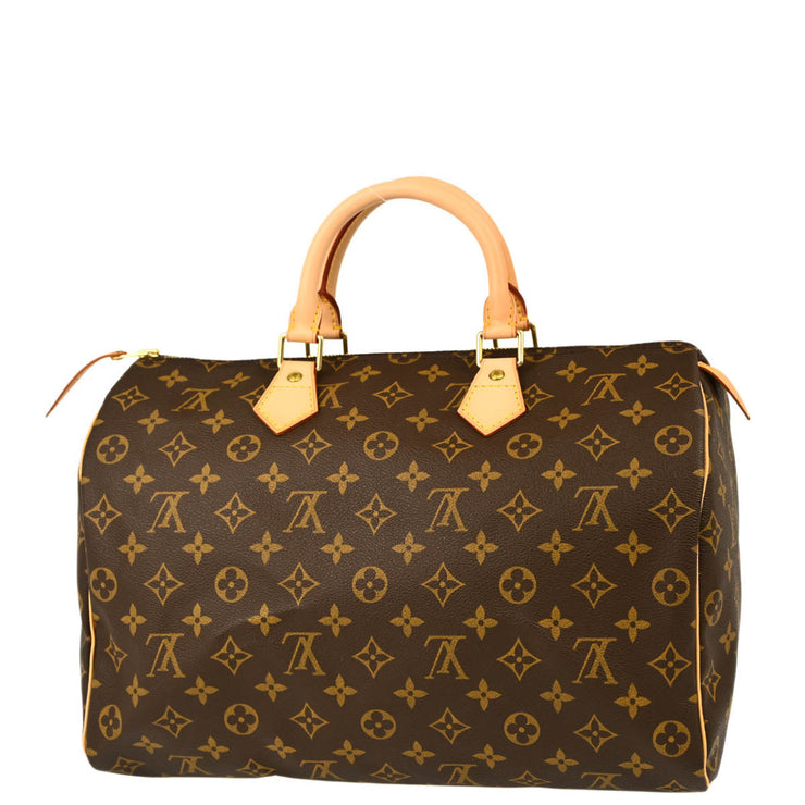 Louis Vuitton 1997 Monogram Speedy 35 Handbag M41524