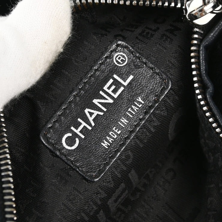 Chanel 2001-2003 Black Fur Chain Handbag