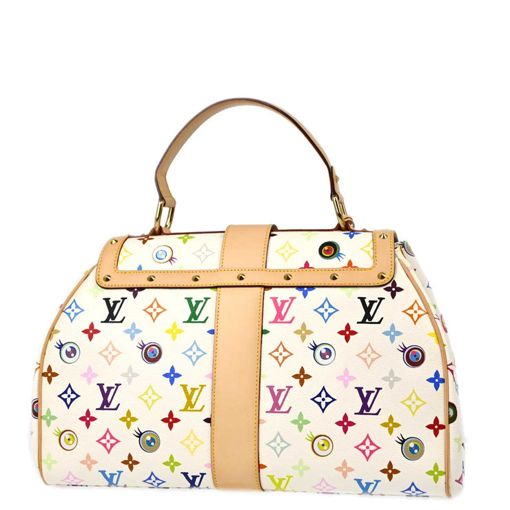 Louis Vuitton 2003 Sac Retro GM Handbag Eye Love Monogram M92053