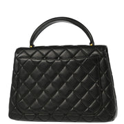 Chanel 1996-1997 Black Lambskin Kelly Handbag