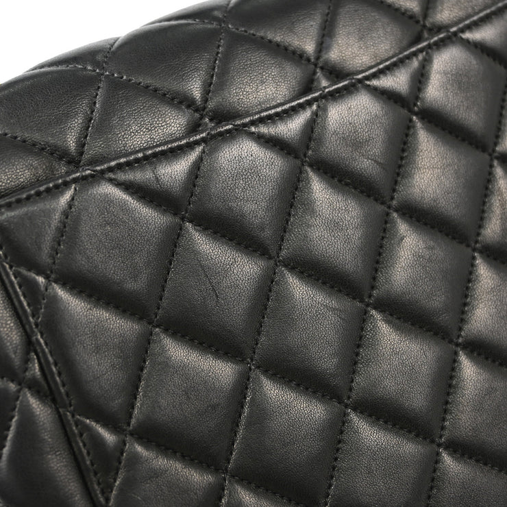 Chanel 1996-1997 Black Lambskin Kelly Handbag