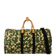 Louis Vuitton 2008 Green Monogramouflage Keepall Bandouliere 55 M95774