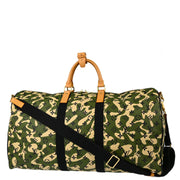 Louis Vuitton 2008 Green Monogramouflage Keepall Bandouliere 55 M95774