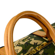 Louis Vuitton 2008 Green Monogramouflage Keepall Bandouliere 55 M95774