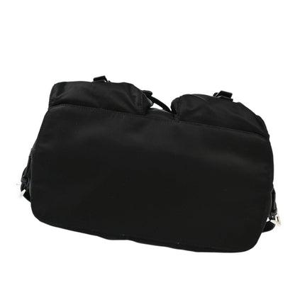 Prada 2015 Black Sequins Nylon Backpack