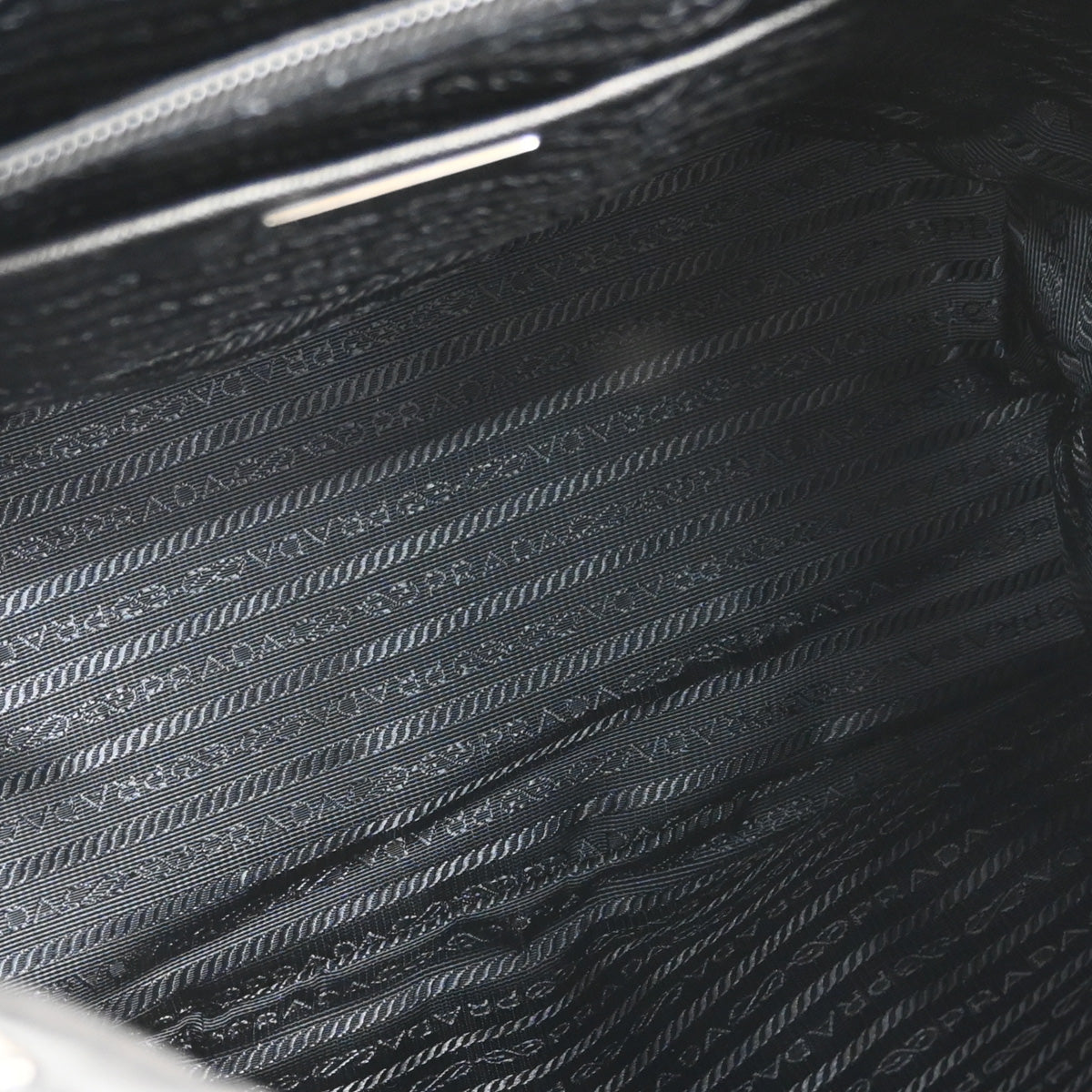 Prada 2015 Black Sequins Nylon Backpack