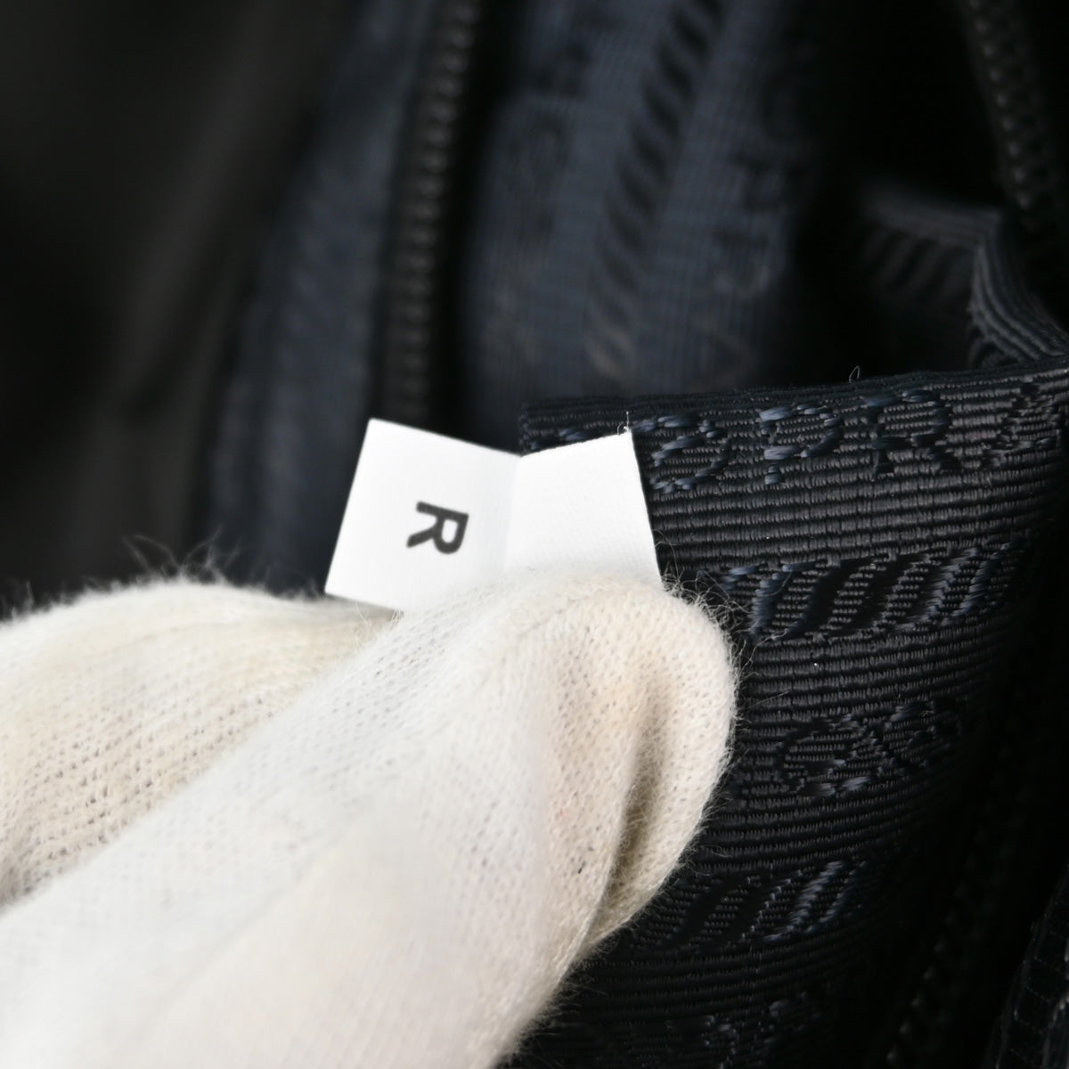 Prada 2015 Black Sequins Nylon Backpack