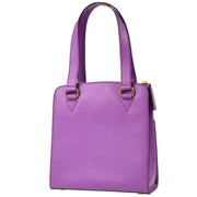 Celine Purple Leather Handbag