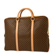 Celine Brown Macadam Briefcase Handbag