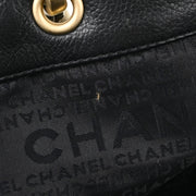 Chanel 2003-2004 Black Calfskin Tote Handbag