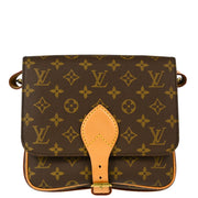 Louis Vuitton Monogram Cartouchiere MM Shoulder Bag M51253