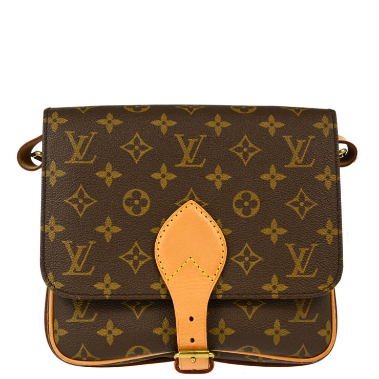 Louis Vuitton Monogram Cartouchiere MM Shoulder Bag M51253