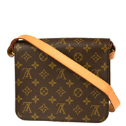 Louis Vuitton Monogram Cartouchiere MM Shoulder Bag M51253