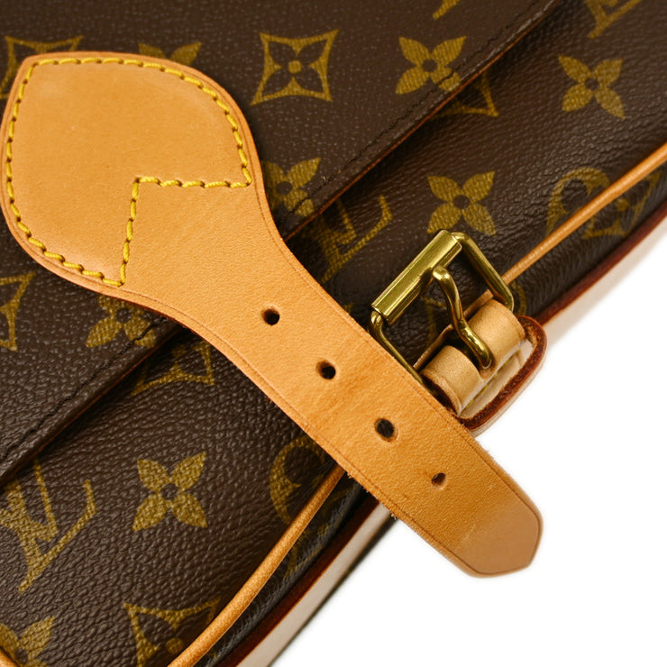 Louis Vuitton Monogram Cartouchiere MM Shoulder Bag M51253