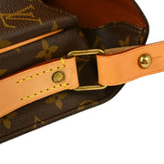 Louis Vuitton Monogram Cartouchiere MM Shoulder Bag M51253