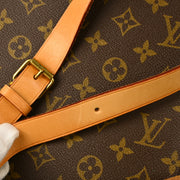 Louis Vuitton Monogram Cartouchiere MM Shoulder Bag M51253