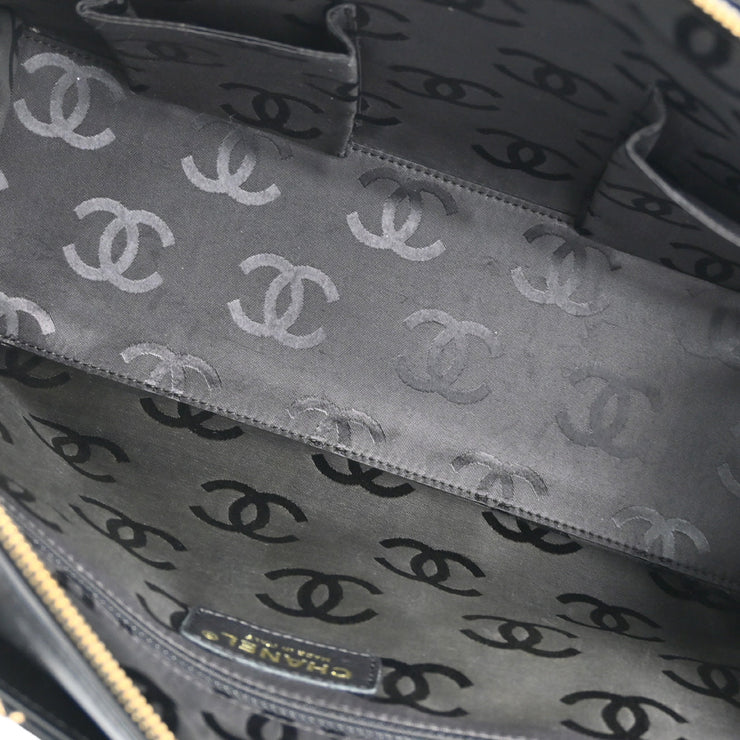 Chanel 2004-2005 Black Calfskin Wild Stitch Handbag