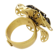 Chanel Ring Gold #50 #10 01A