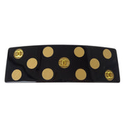 Chanel Hair Clip Hairpin Barrette Black 00A