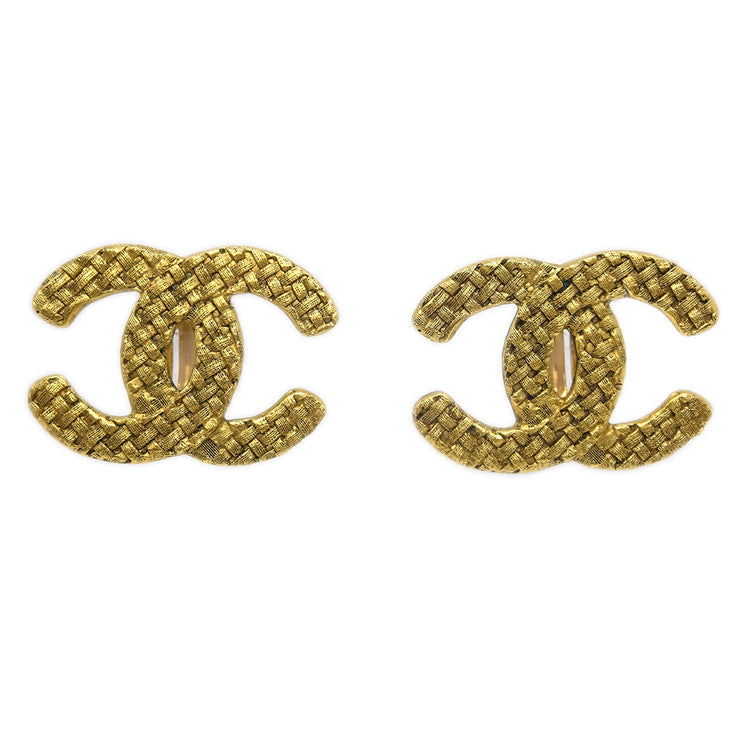 Chanel Gold CC Earrings Clip-On 2878/29