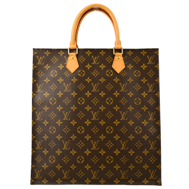 Louis Vuitton 2005 Monogram Sac Plat Tote Handbag M51140