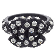 Chanel Ring Black Rhinestone #54 #14 02A