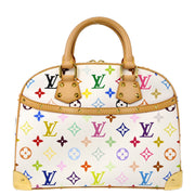 Louis Vuitton 2005 White Monogram Multicolor Trouville Handbag M92663