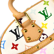 Louis Vuitton 2005 White Monogram Multicolor Trouville Handbag M92663