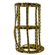 Chanel Black Gold Chain Bottle Holder 94A