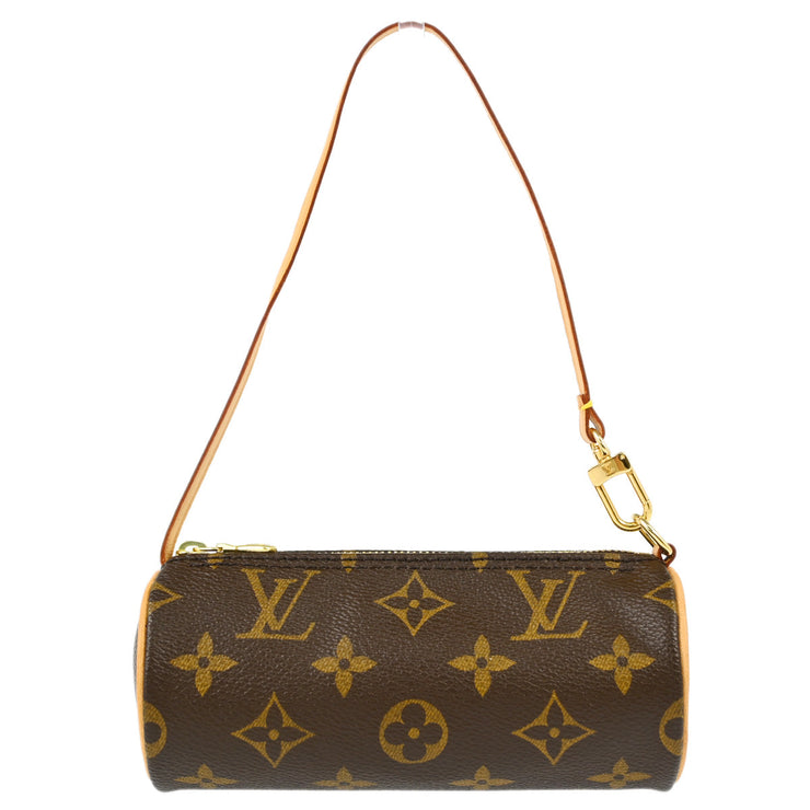 Louis Vuitton Monogram Papillon Attached Pouch Bag