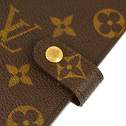 Louis Vuitton 2001 Monogram Agenda PM Note Book Cover R20005 Small Good