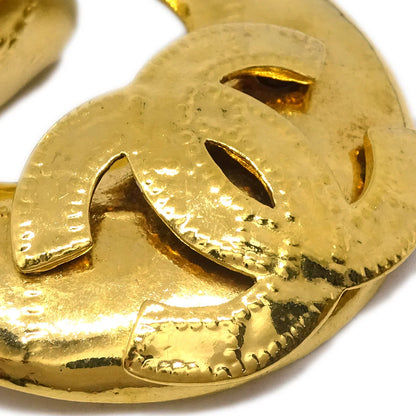 Chanel Dangle Earrings Clip-On Gold 94P