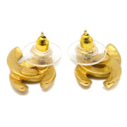 Chanel CC Gold Piercing Earrings 00T