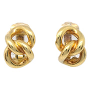 Christian Dior Earrings Clip-On Gold