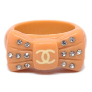 Chanel Ring Orange Rhinestone #53 #13 02P