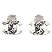 Chanel CC Earrings Clip-On Silver 99A