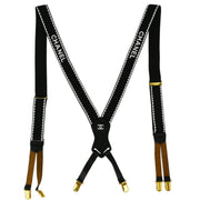 Chanel Black Suspenders Small Good