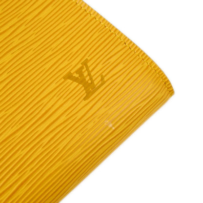 Louis Vuitton 2002 Yellow Epi Pochette Accessoires 21 Handbag M52959