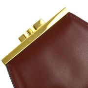 Cartier Bordeaux Must de Cartier Coin Purse Wallet