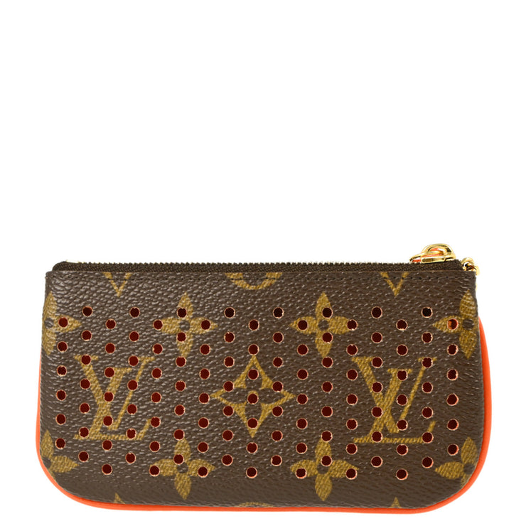 Louis Vuitton 2006 Monogram Perfo Pochette Cles Coin Purse M95222