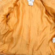 Chanel 1996 Single Breasted Jacket Orange #46