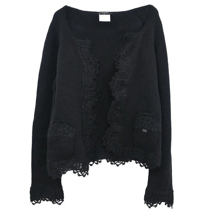 Chanel Open Cardigan Black