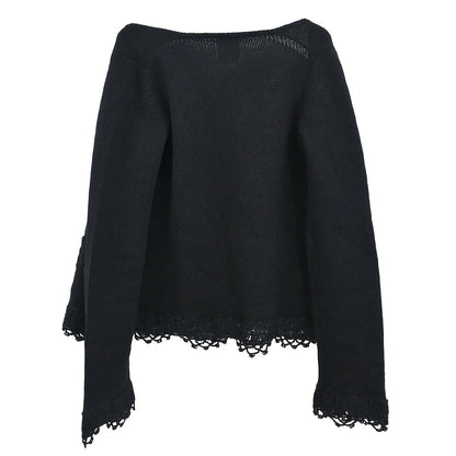 Chanel Open Cardigan Black