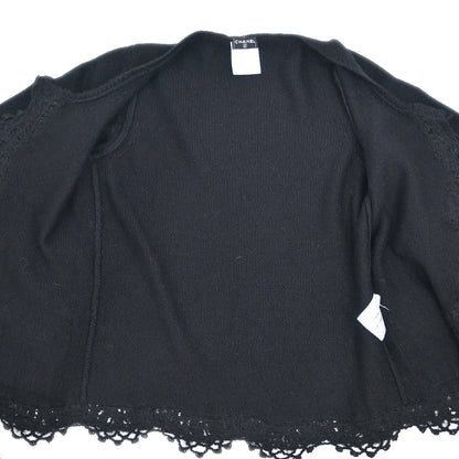 Chanel Open Cardigan Black