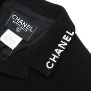 Chanel 1995 Single Breasted Jacket Black #42