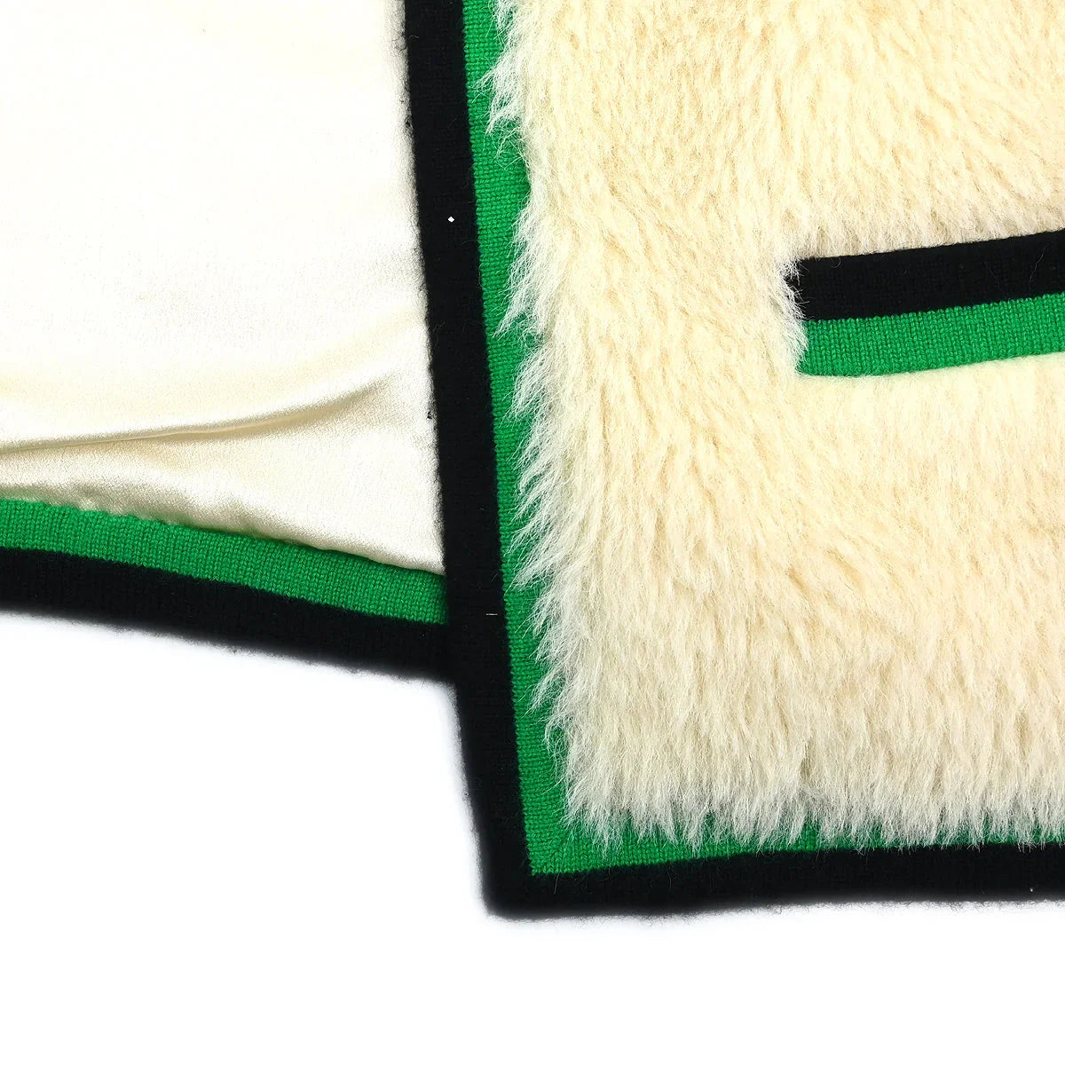 Chanel 1994 Fur Vest White #40