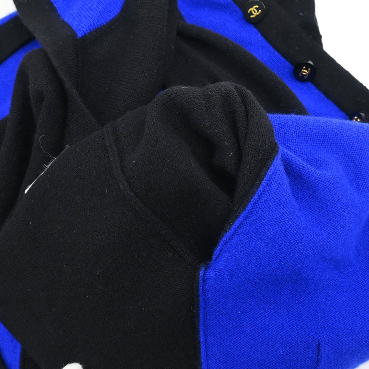 Chanel 1995 Cardigan Blue Black #40